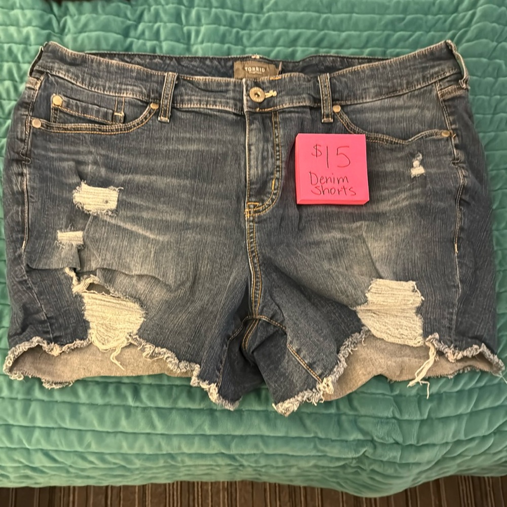 Torrid Distressed Denim Jeans